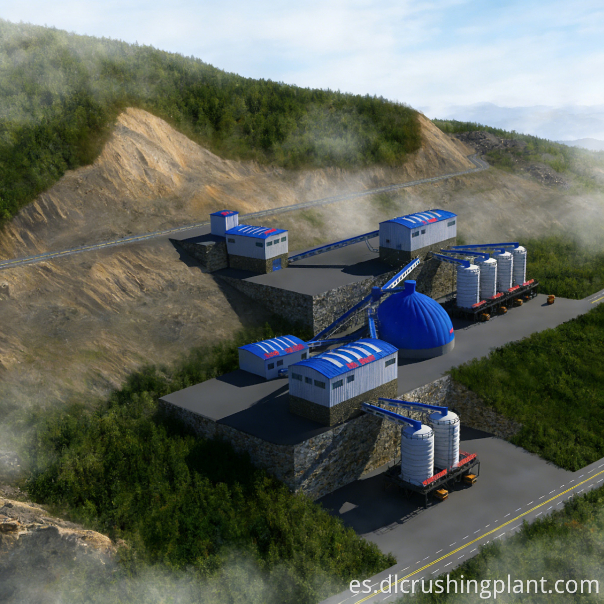 Línea de producción de agregados de piedra Stone Aggregate Production Line